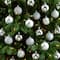 30ct. 2.5" Silver Shatterproof Christmas Ornaments